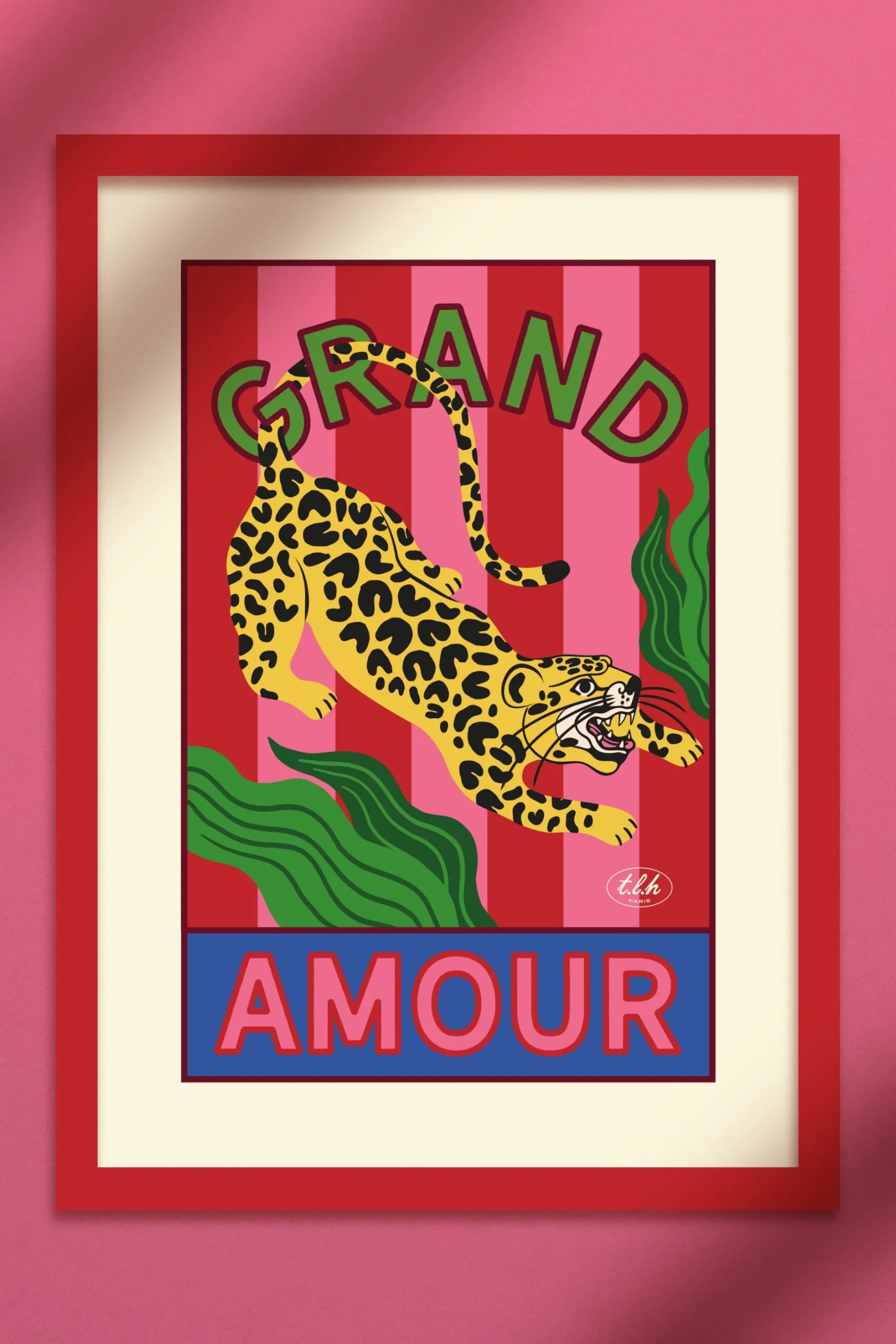 Make My Lemonade AFFICHE A3 GRAND AMOUR LEOPARD< Décorations