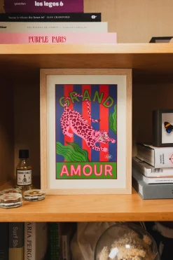 Make My Lemonade AFFICHE A4 GRAND AMOUR LEOPARD< Décorations