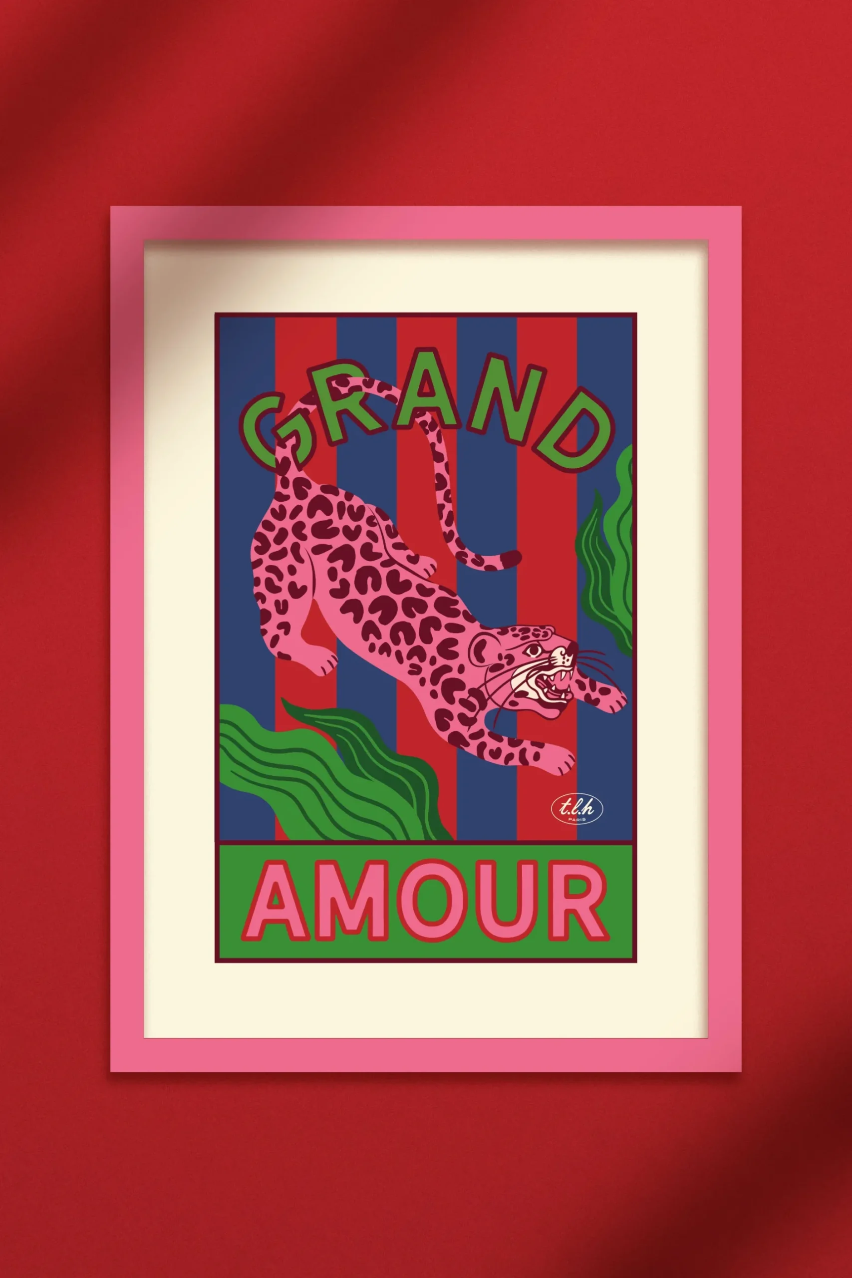 Make My Lemonade AFFICHE A4 GRAND AMOUR LEOPARD< Décorations