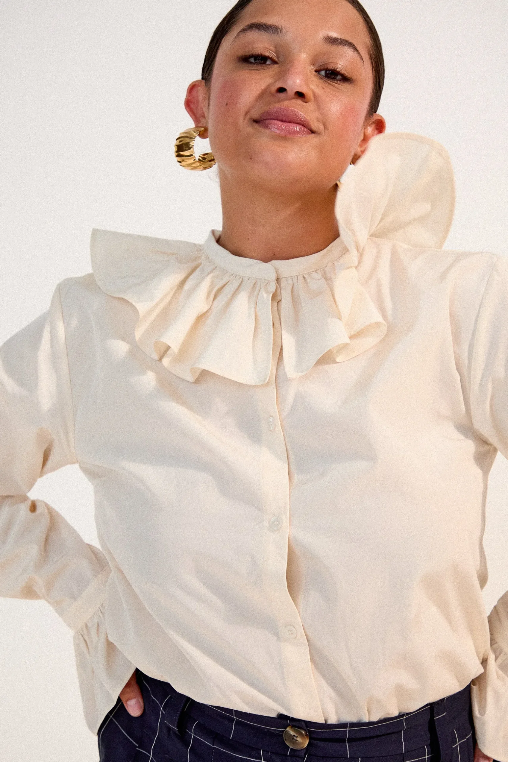 Make My Lemonade BLOUSE FIGARO ECRU< Tops & T-Shirts
