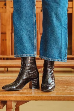 Make My Lemonade BOOTS JOJO EFFET CROCO< Chaussures