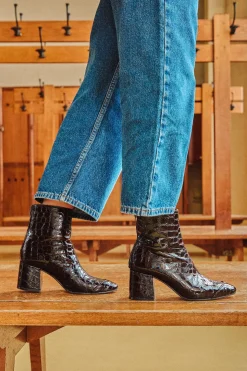 Make My Lemonade BOOTS JOJO EFFET CROCO< Chaussures