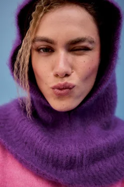 Make My Lemonade CAPUCHE MARC VIOLET< Bonnets & Écharpes