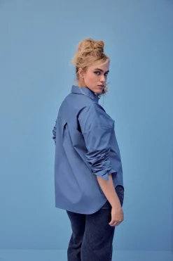 Make My Lemonade CHEMISE OMER BLEU CERULEEN< Tops & T-Shirts