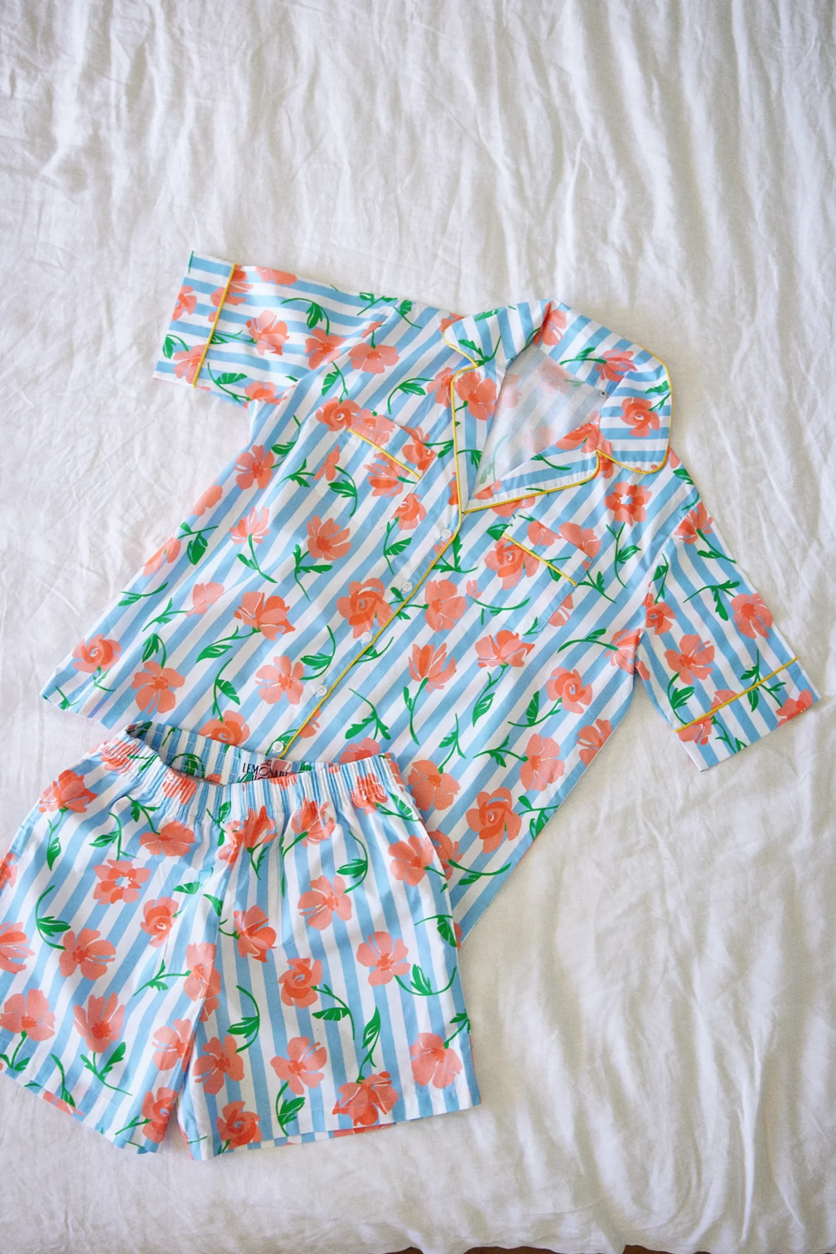 Make My Lemonade CHEMISE ROMEO FLOWERS< Homewear|Le Linge
