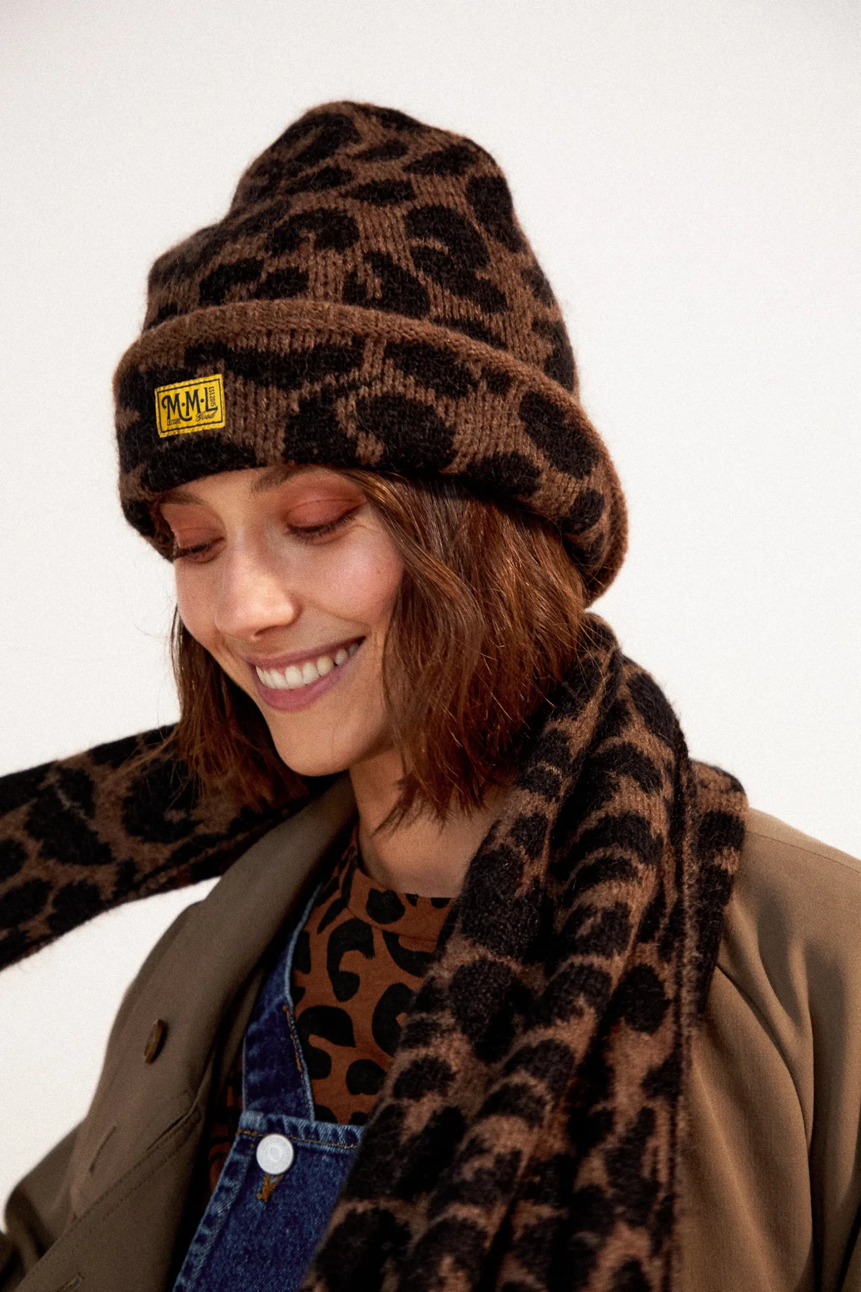 Make My Lemonade ECHARPE ROSIE LEOPARD< Bonnets & Écharpes