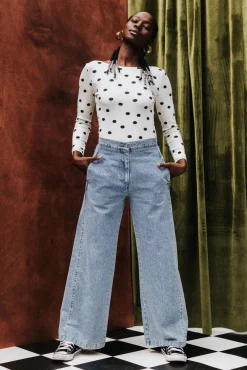 Make My Lemonade JEAN CLAUDE LIGHT BLUE< Denim|Pantalons