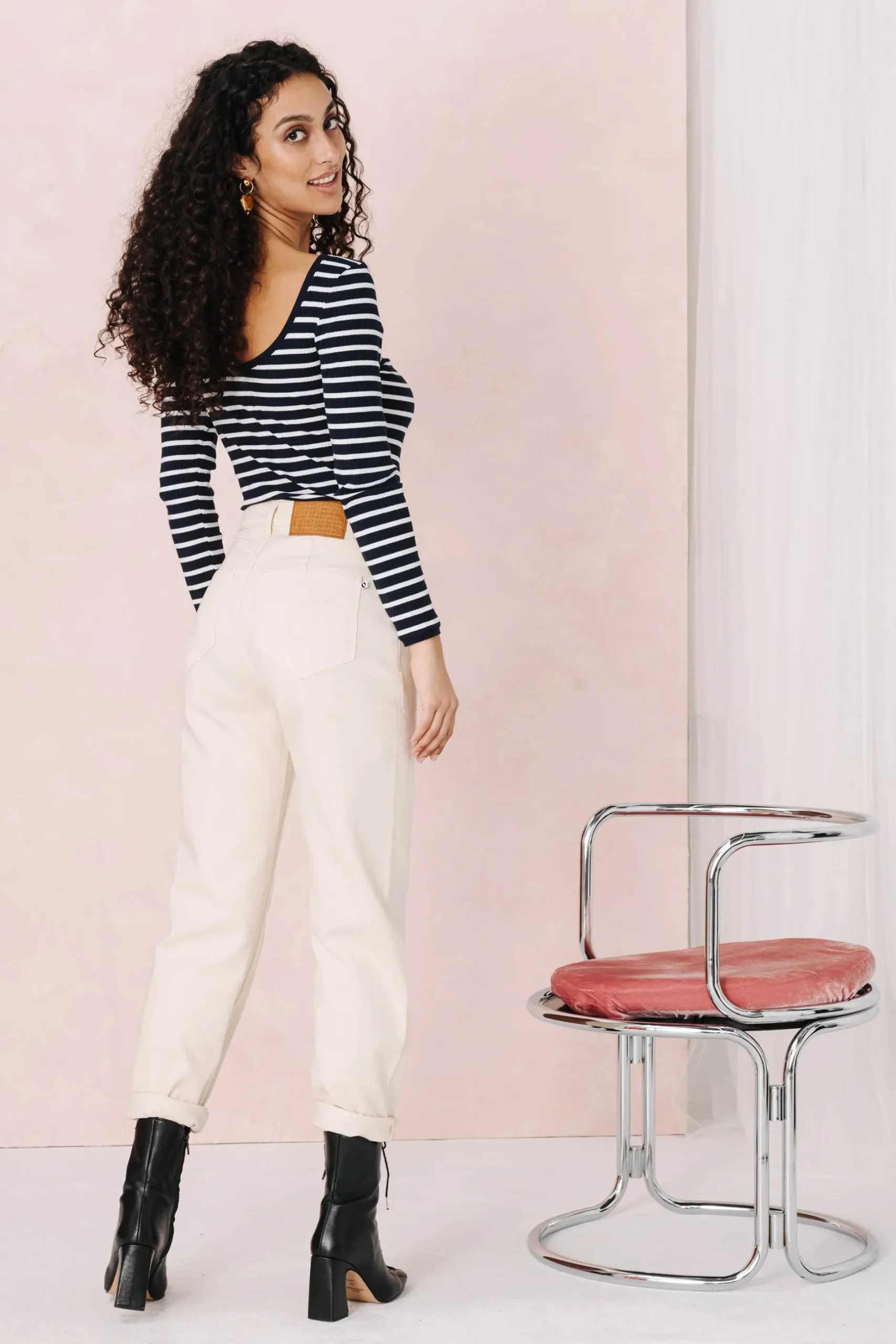 Make My Lemonade JEANS MATHILDA OFF WHITE< Denim|Pantalons