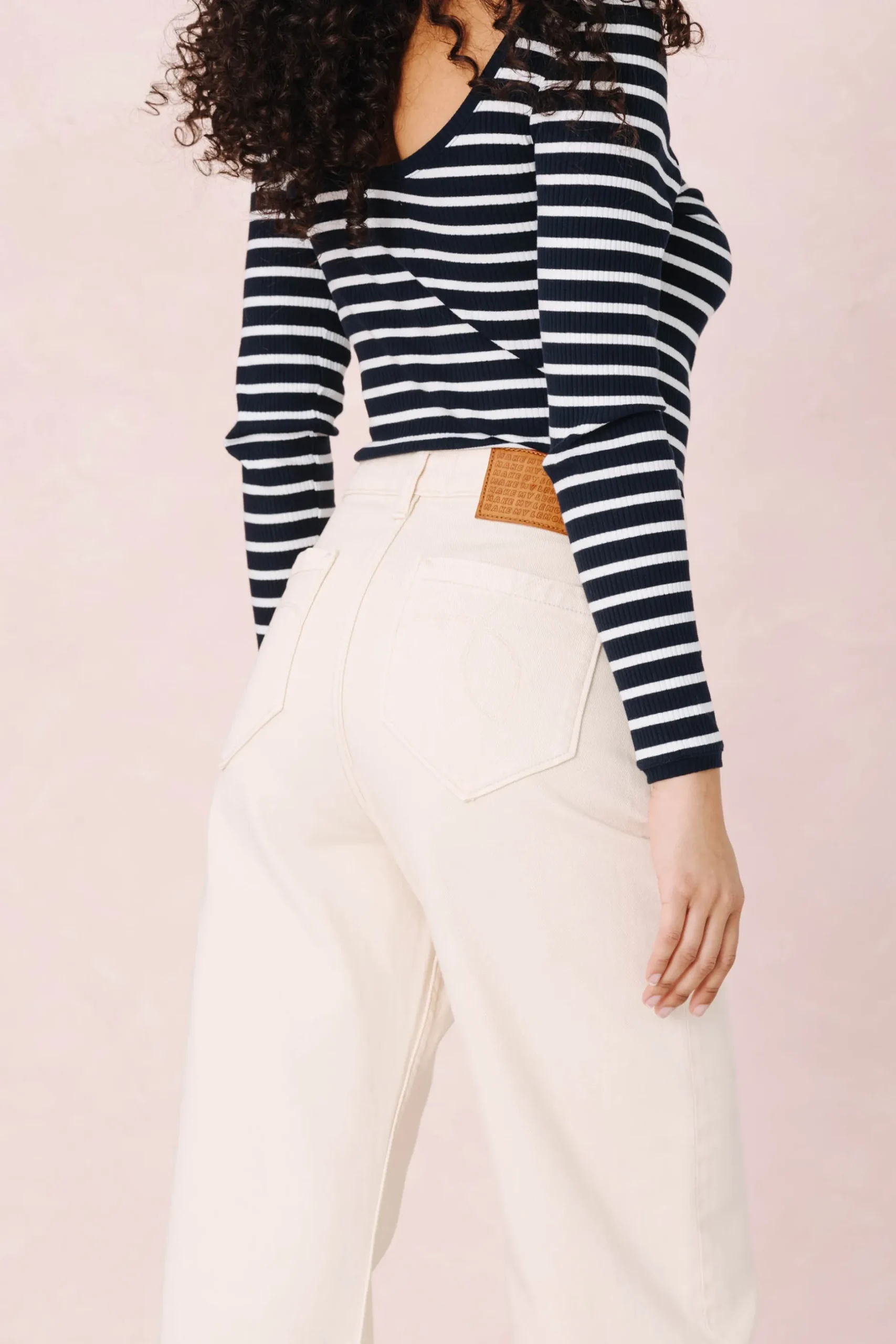 Make My Lemonade JEANS MATHILDA OFF WHITE< Denim|Pantalons