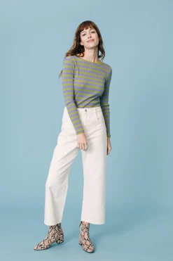 Make My Lemonade JEANS NELSON OFF WHITE< Denim|Pantalons