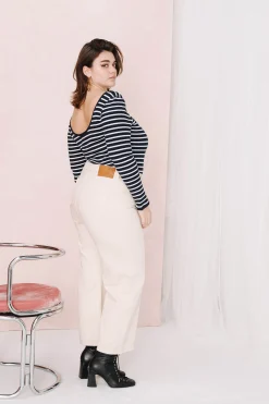 Make My Lemonade JEANS NELSON OFF WHITE< Denim|Pantalons
