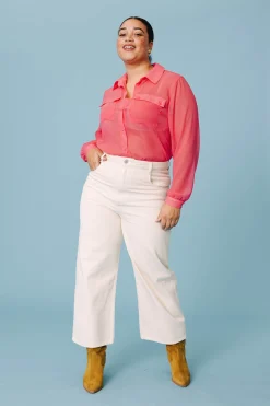 Make My Lemonade JEANS NELSON OFF WHITE< Denim|Pantalons
