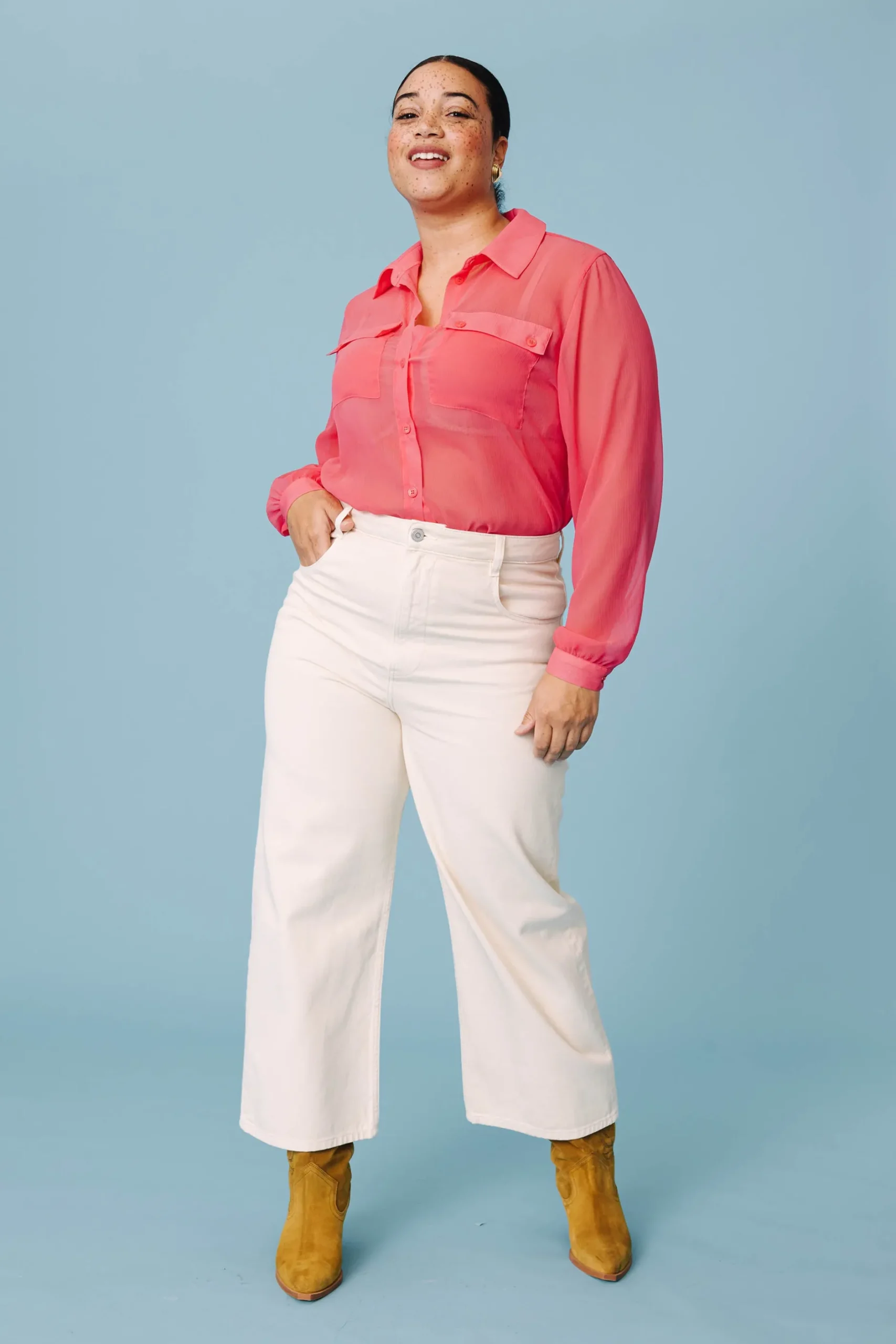 Make My Lemonade JEANS NELSON OFF WHITE< Denim|Pantalons