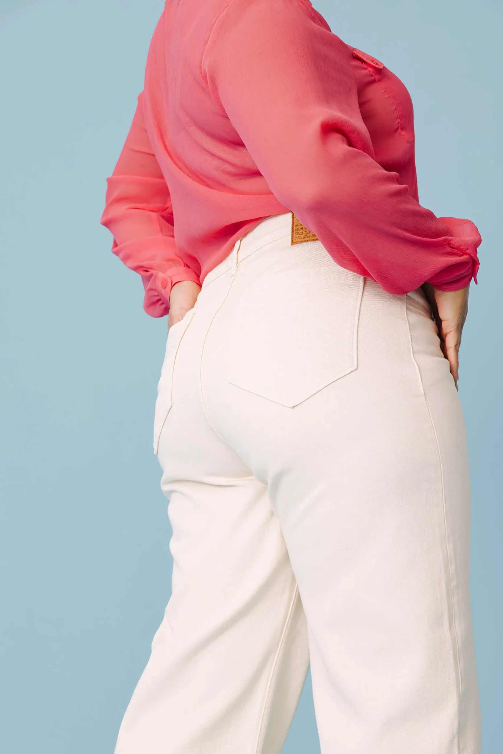 Make My Lemonade JEANS NELSON OFF WHITE< Denim|Pantalons