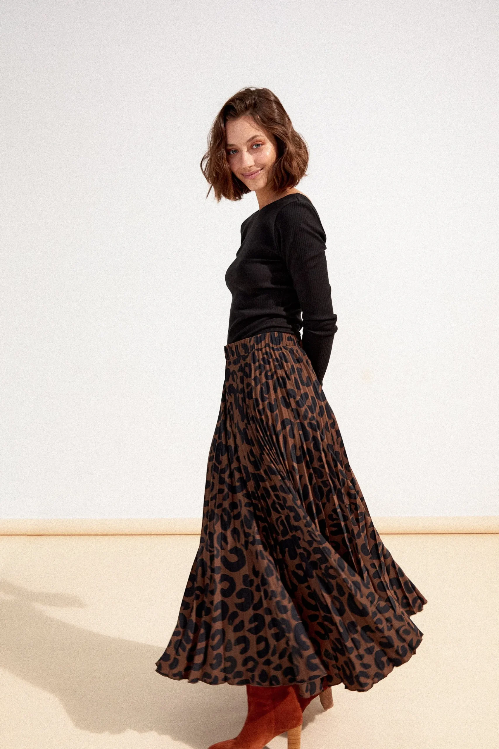 Make My Lemonade JUPE PAULA LEOPARD< Jupes