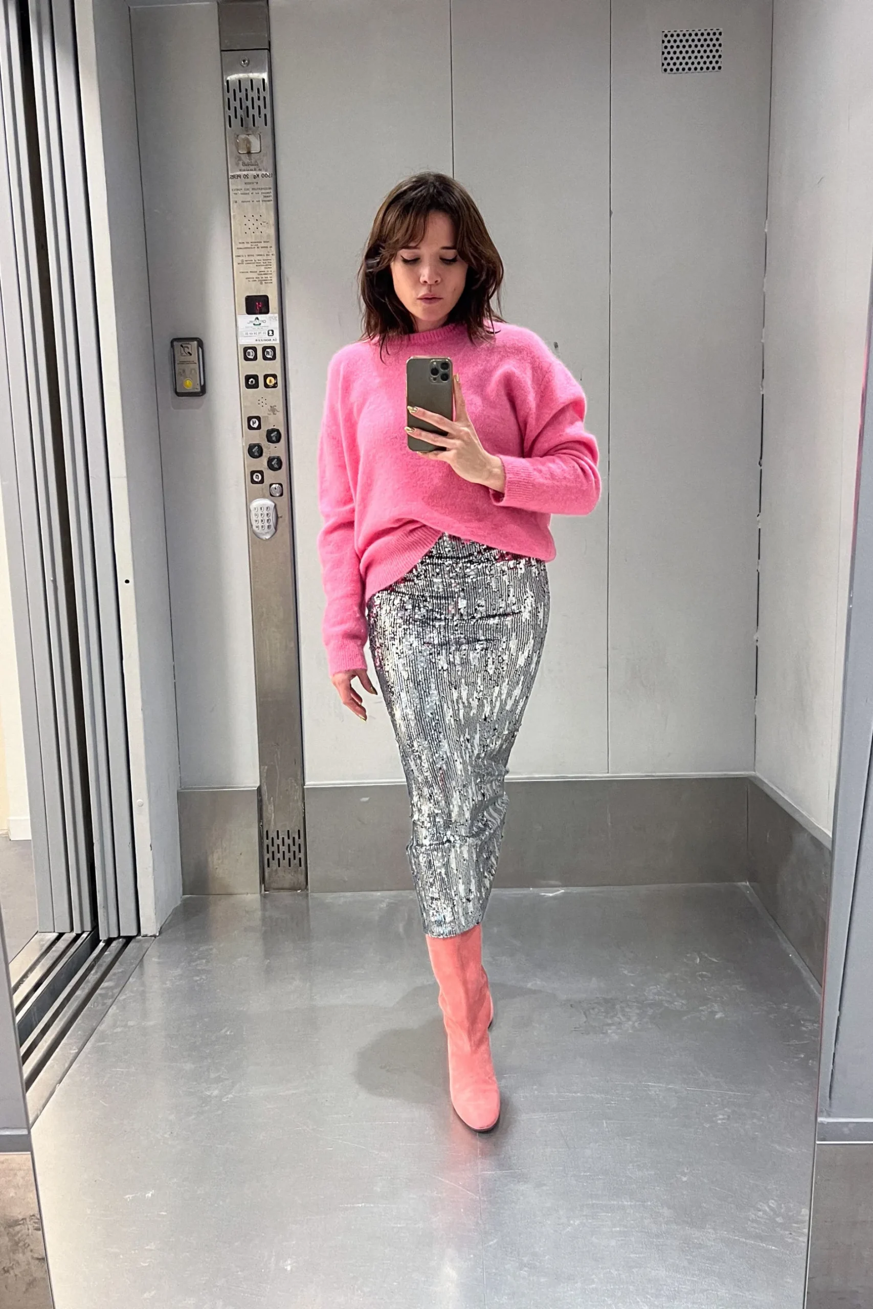 Make My Lemonade JUPE SARAH SEQUINS DISCO< Jupes