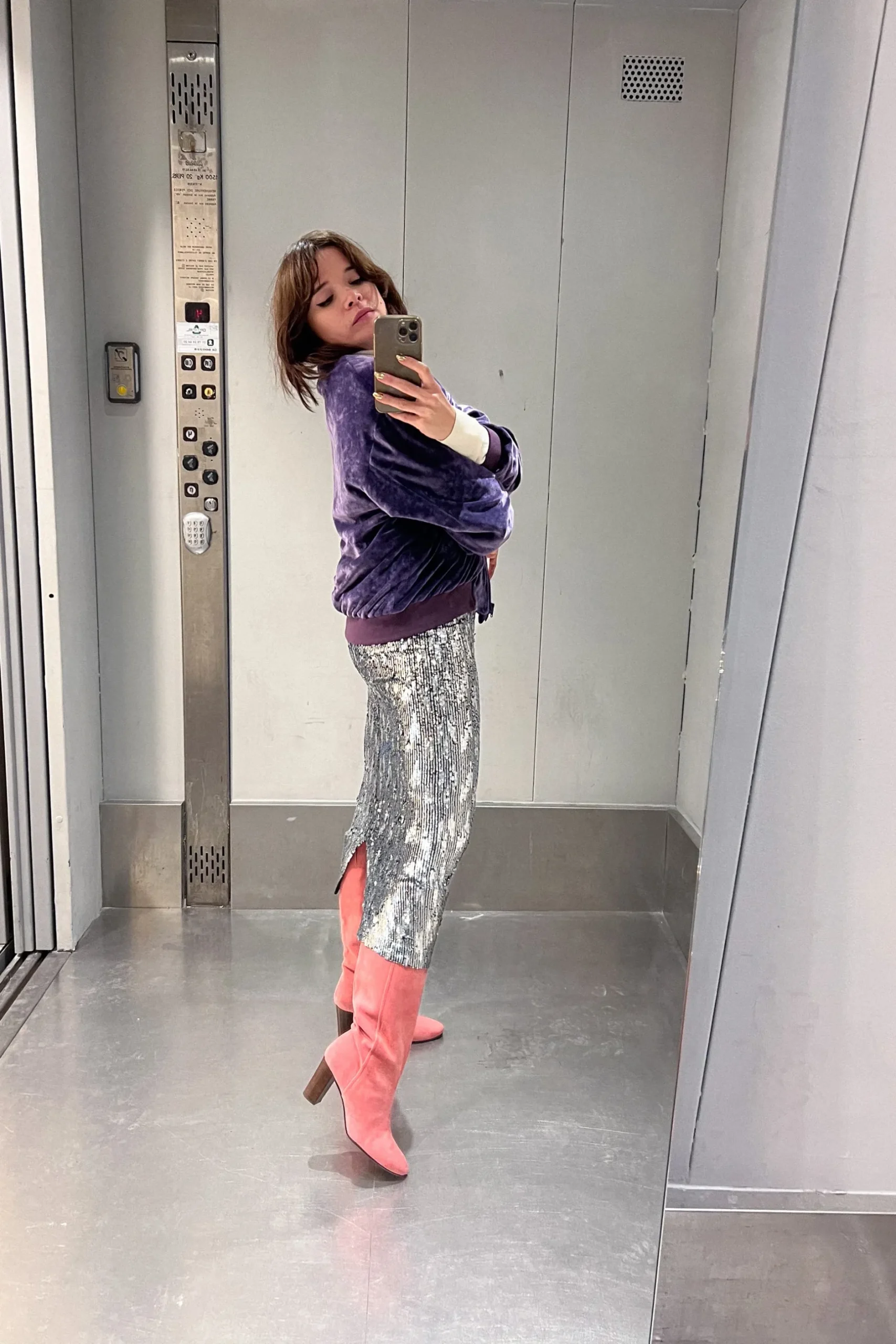 Make My Lemonade JUPE SARAH SEQUINS DISCO< Jupes