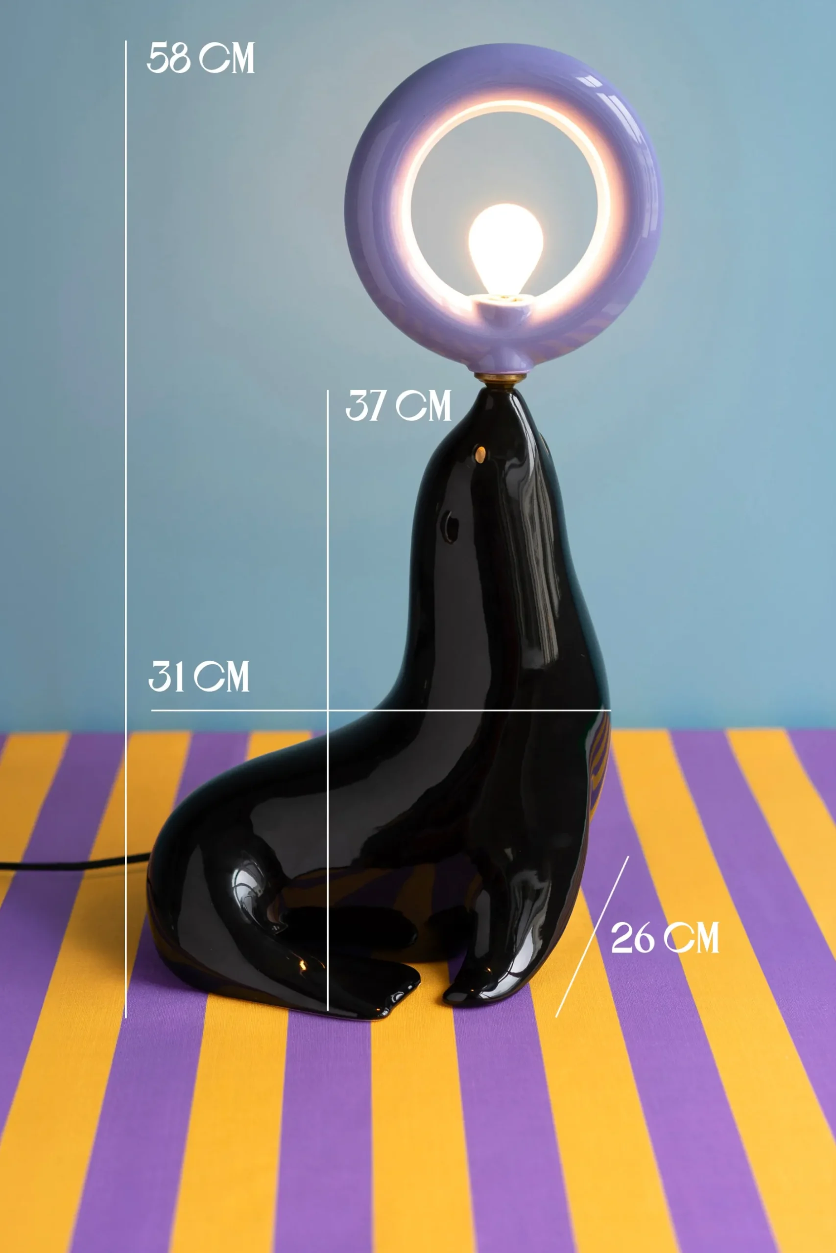 Make My Lemonade LAMPE PÉNÉLOPE NOIRE< Lampes|Décorations