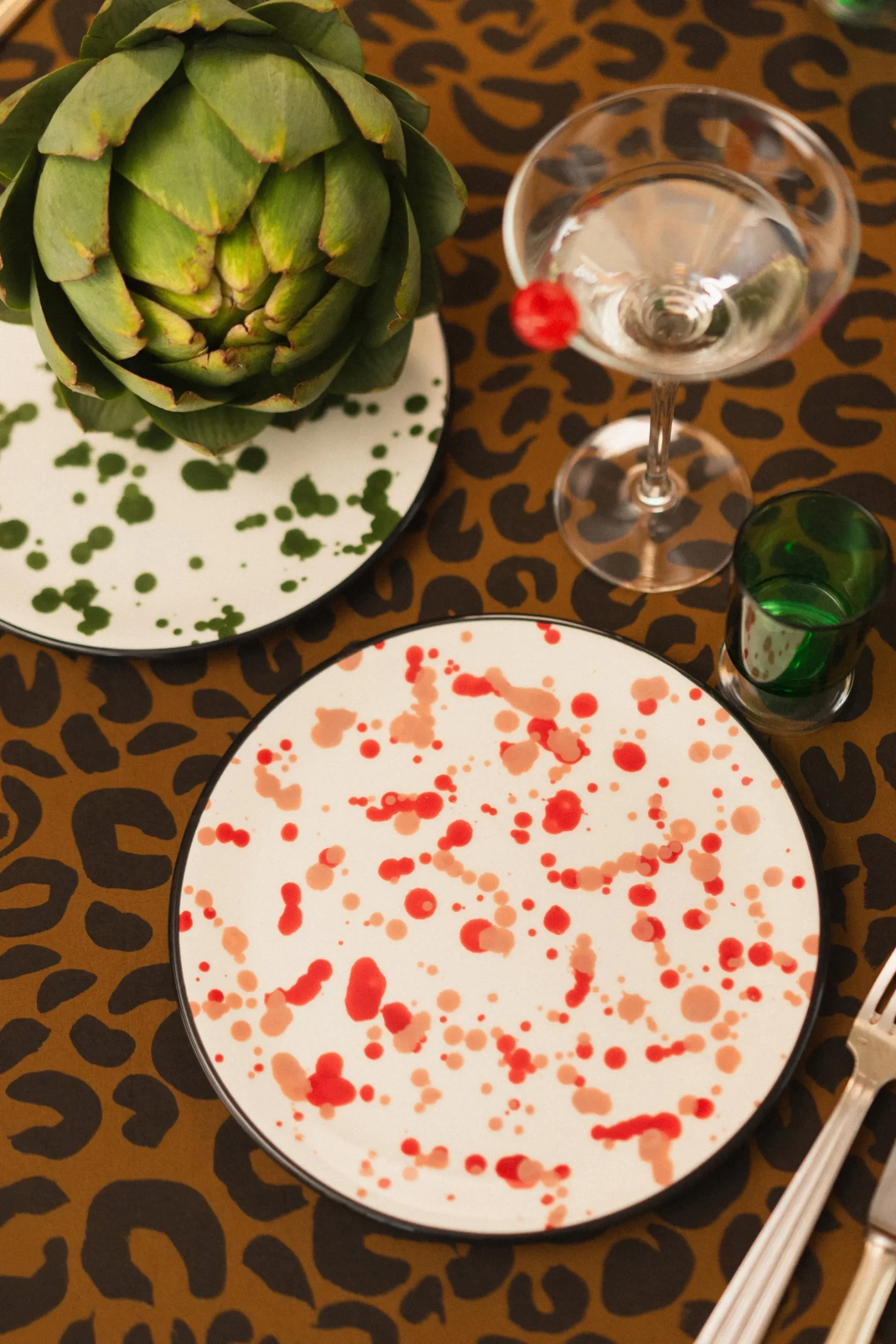 Make My Lemonade LOT DE 2 ASSIETTES ELIZA DOTS< Art De La Table