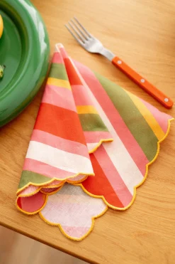 Make My Lemonade LOT DE 2 SERVIETTES KATE MULTICO< Art De La Table|Le Linge