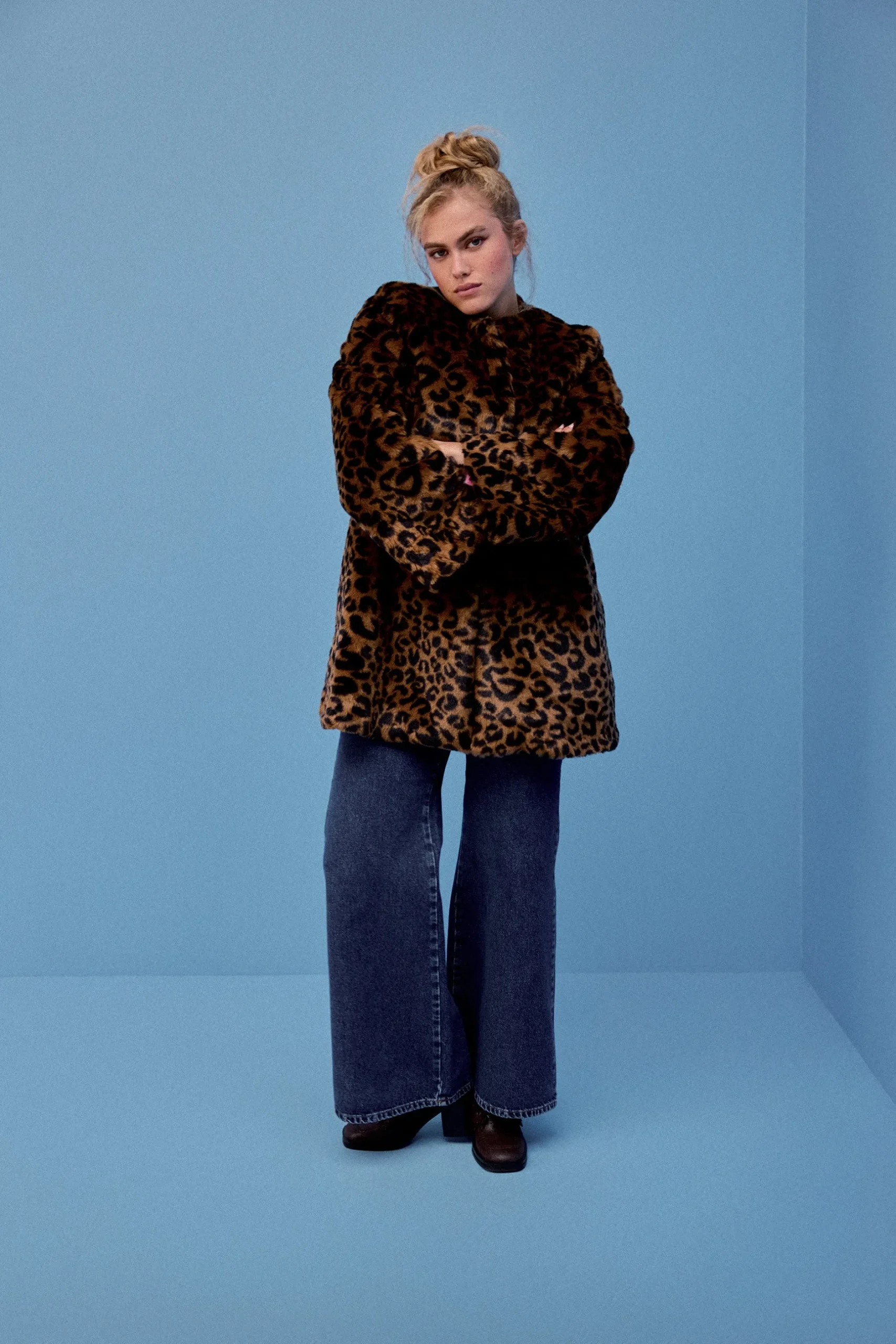 Make My Lemonade MANTEAU NICOLE NEW LEOPARD< Vestes & Manteaux