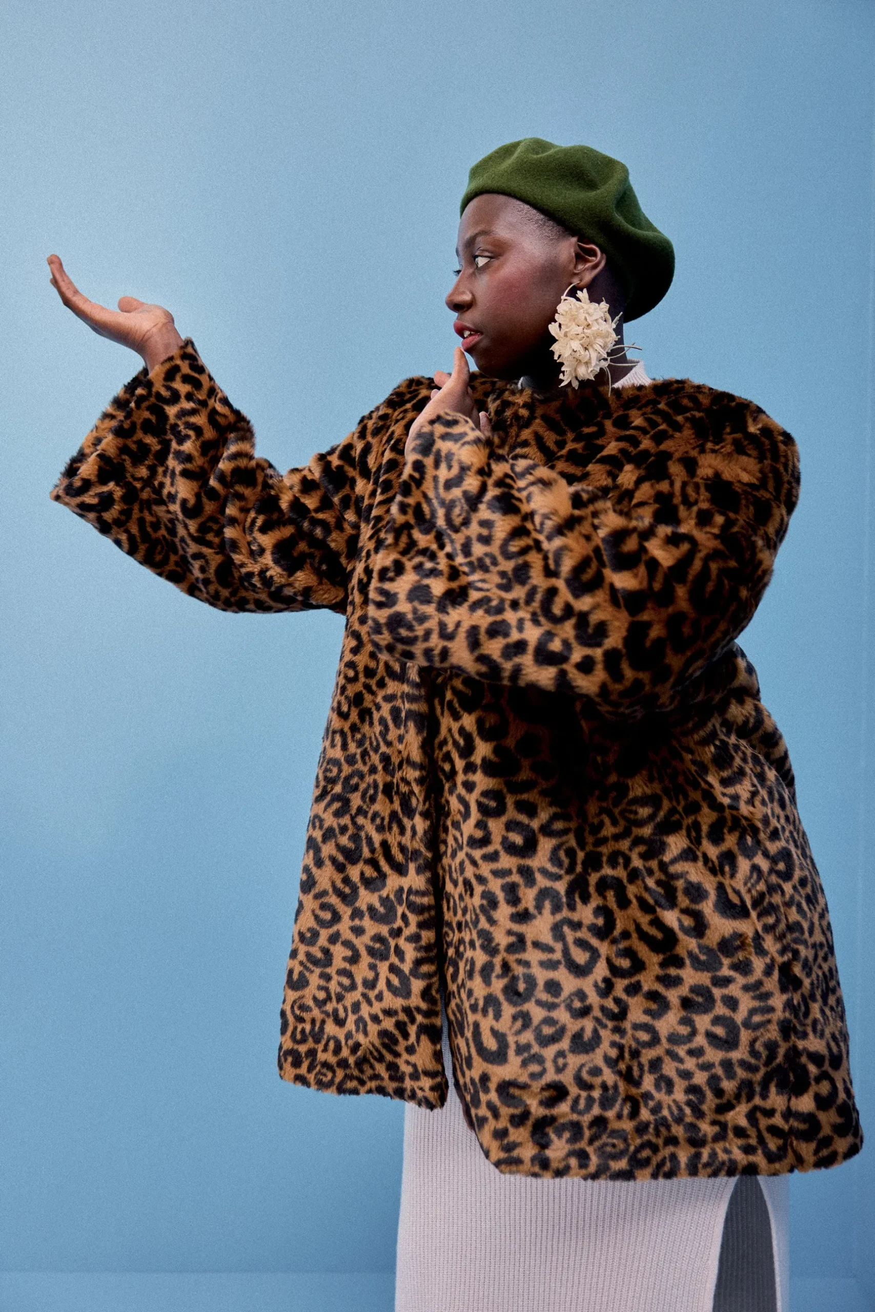 Make My Lemonade MANTEAU NICOLE NEW LEOPARD< Vestes & Manteaux