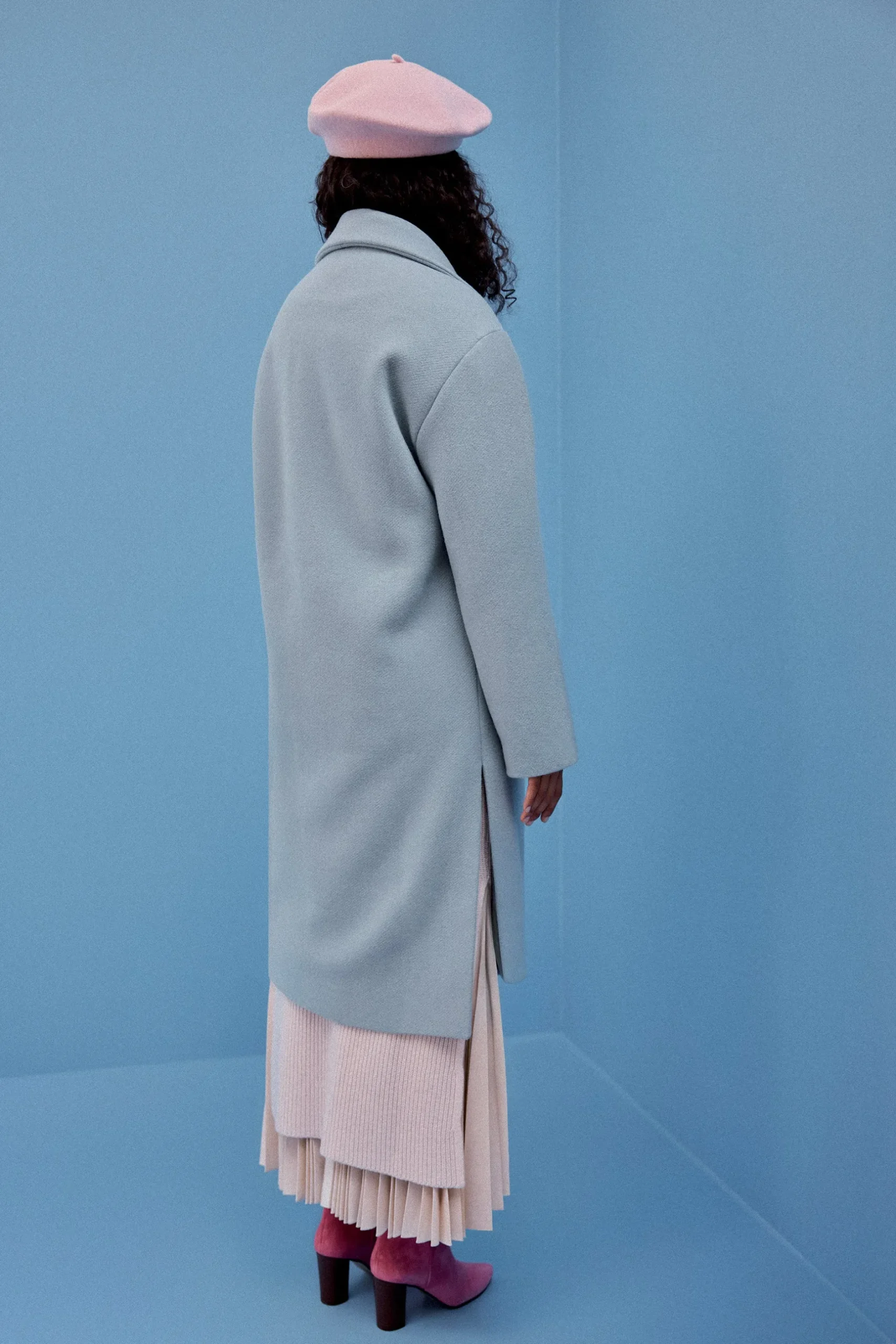Make My Lemonade MANTEAU RAY BLEU CIEL< Vestes & Manteaux