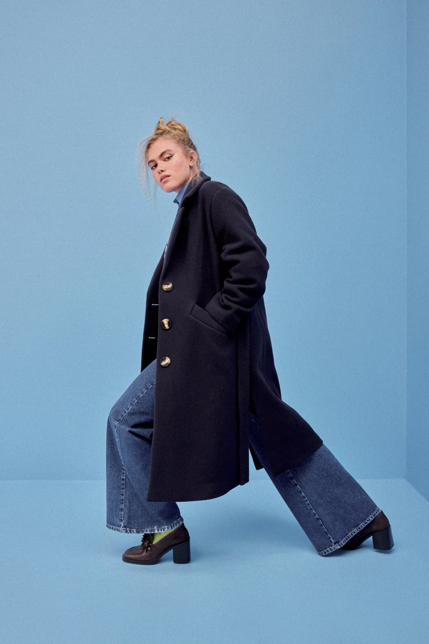 Make My Lemonade MANTEAU RAY BLEU MARINE< Vestes & Manteaux