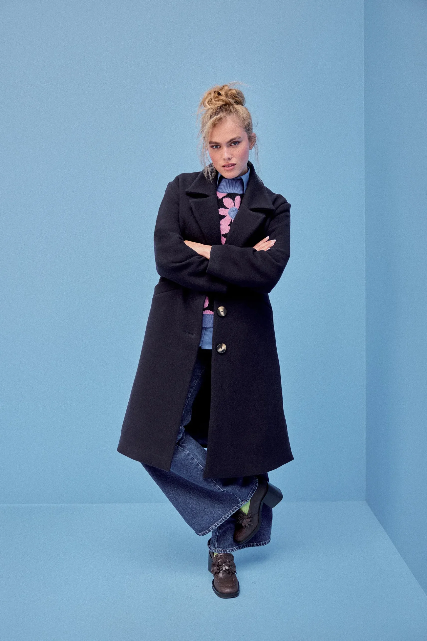 Make My Lemonade MANTEAU RAY BLEU MARINE< Vestes & Manteaux
