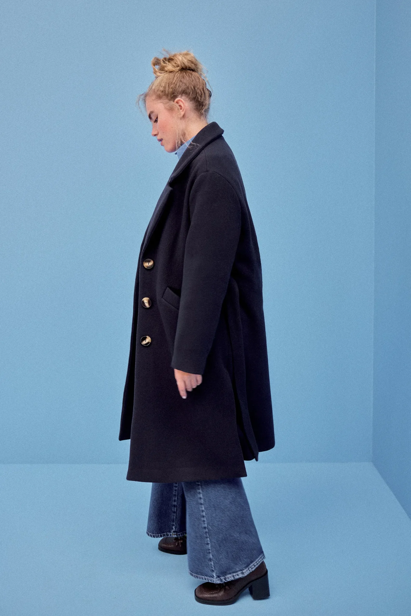 Make My Lemonade MANTEAU RAY BLEU MARINE< Vestes & Manteaux