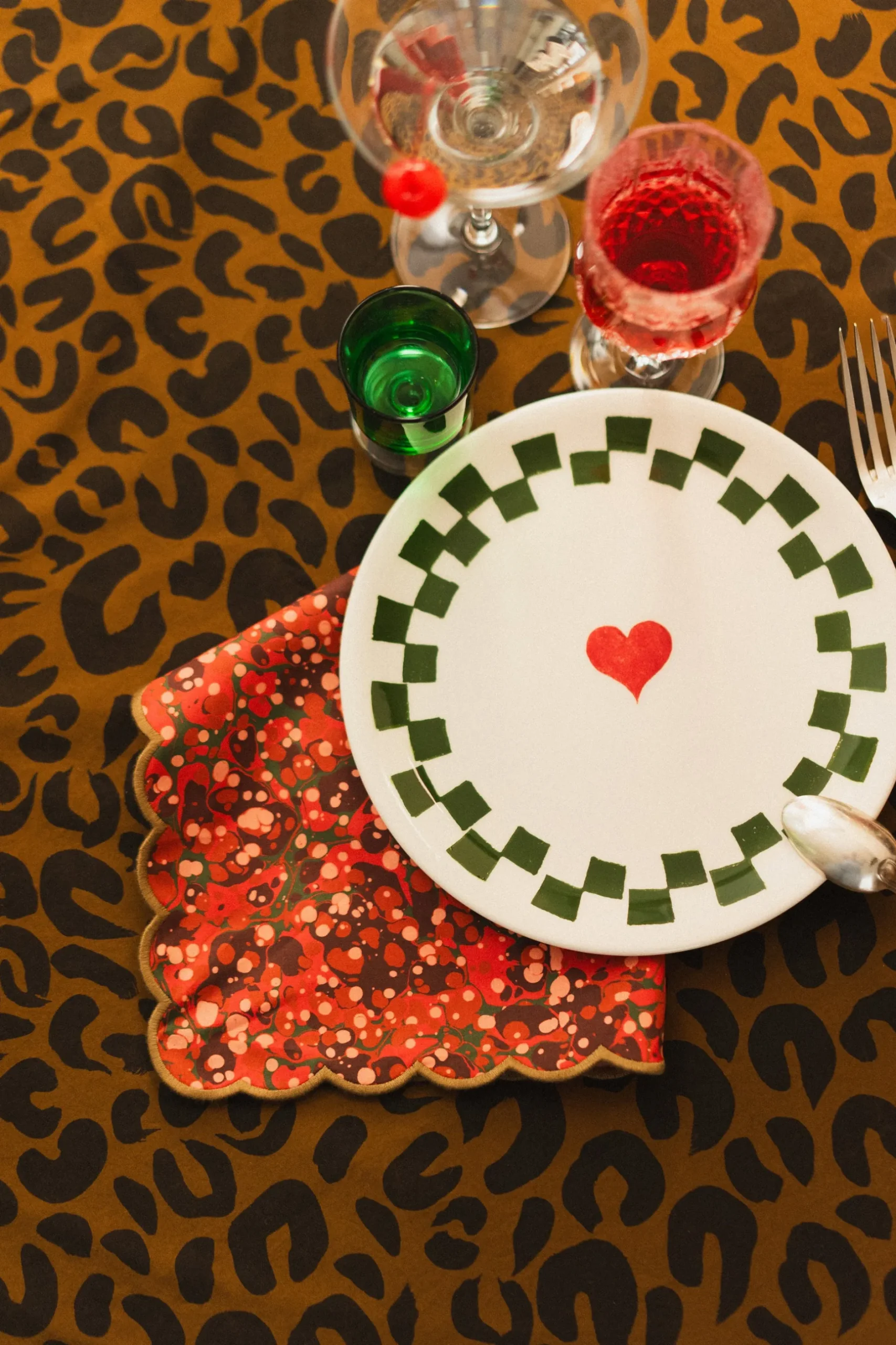 Make My Lemonade NAPPE AMELIA LEOPARD< Art De La Table|Le Linge