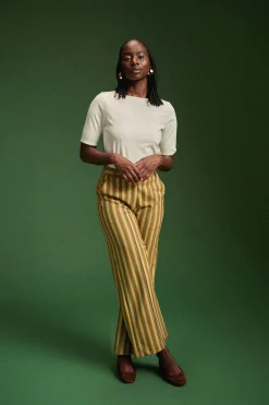 Make My Lemonade PANTALON KARL RAYURES VERTES< Pantalons