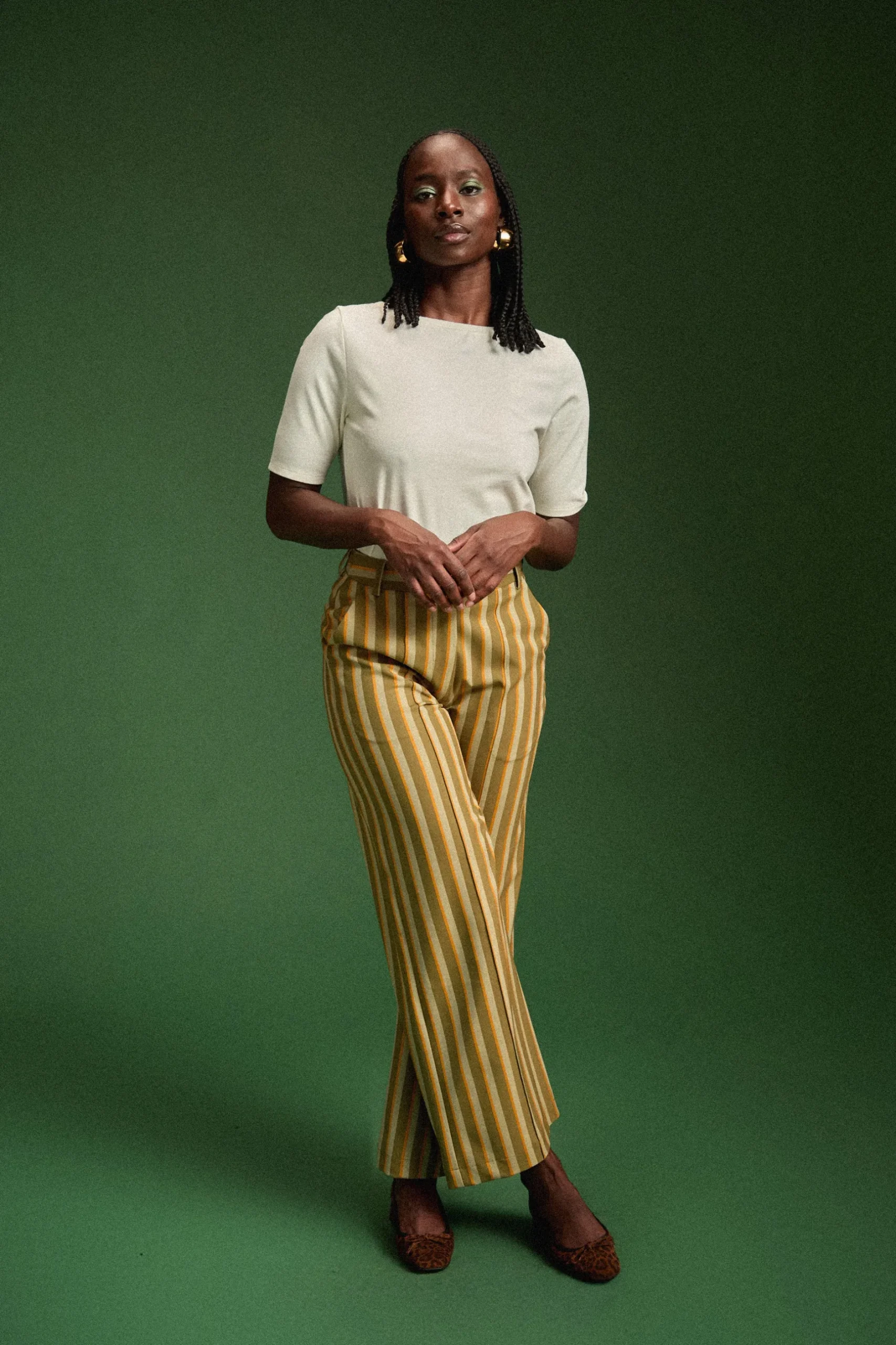 Make My Lemonade PANTALON KARL RAYURES VERTES< Pantalons