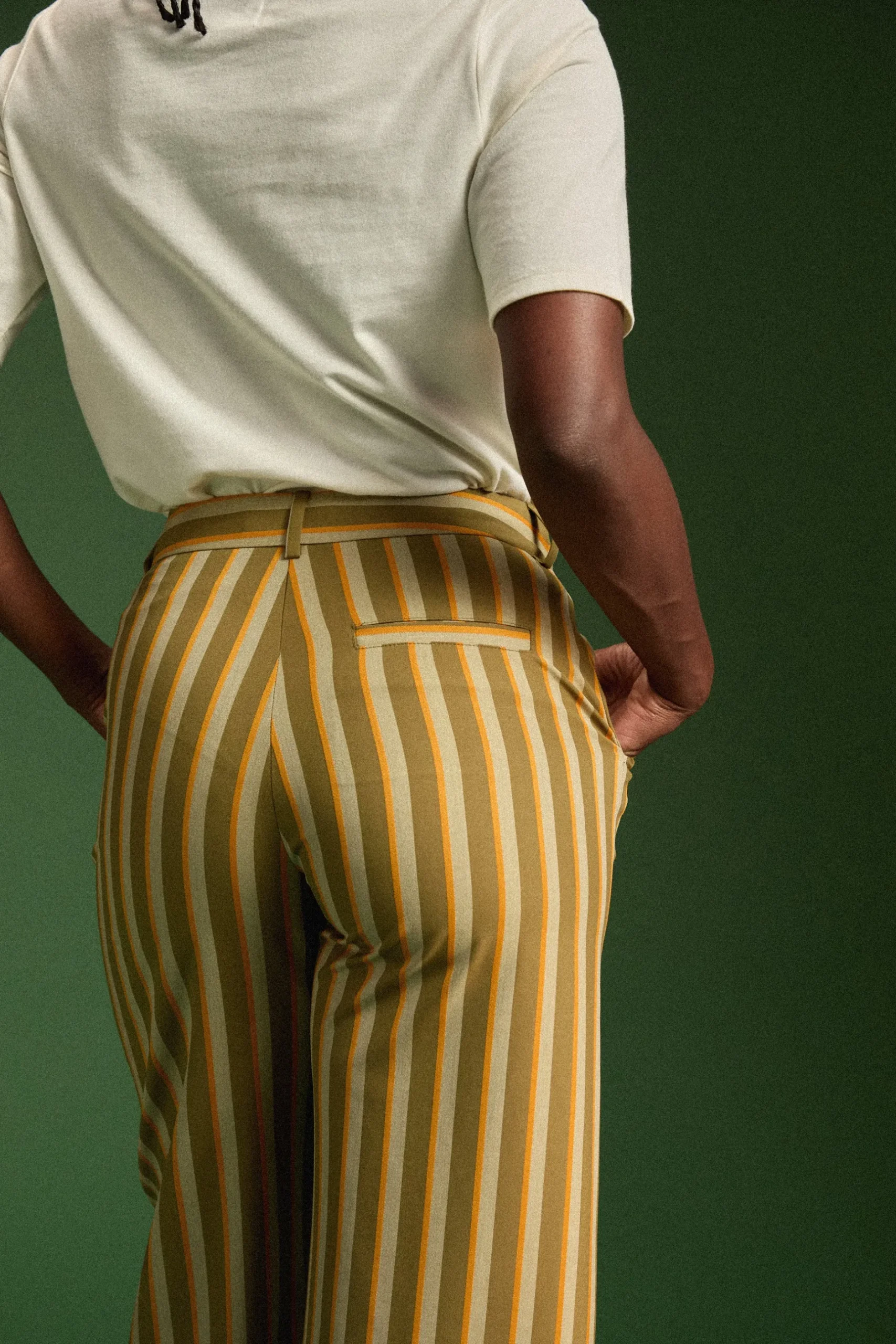 Make My Lemonade PANTALON KARL RAYURES VERTES< Pantalons