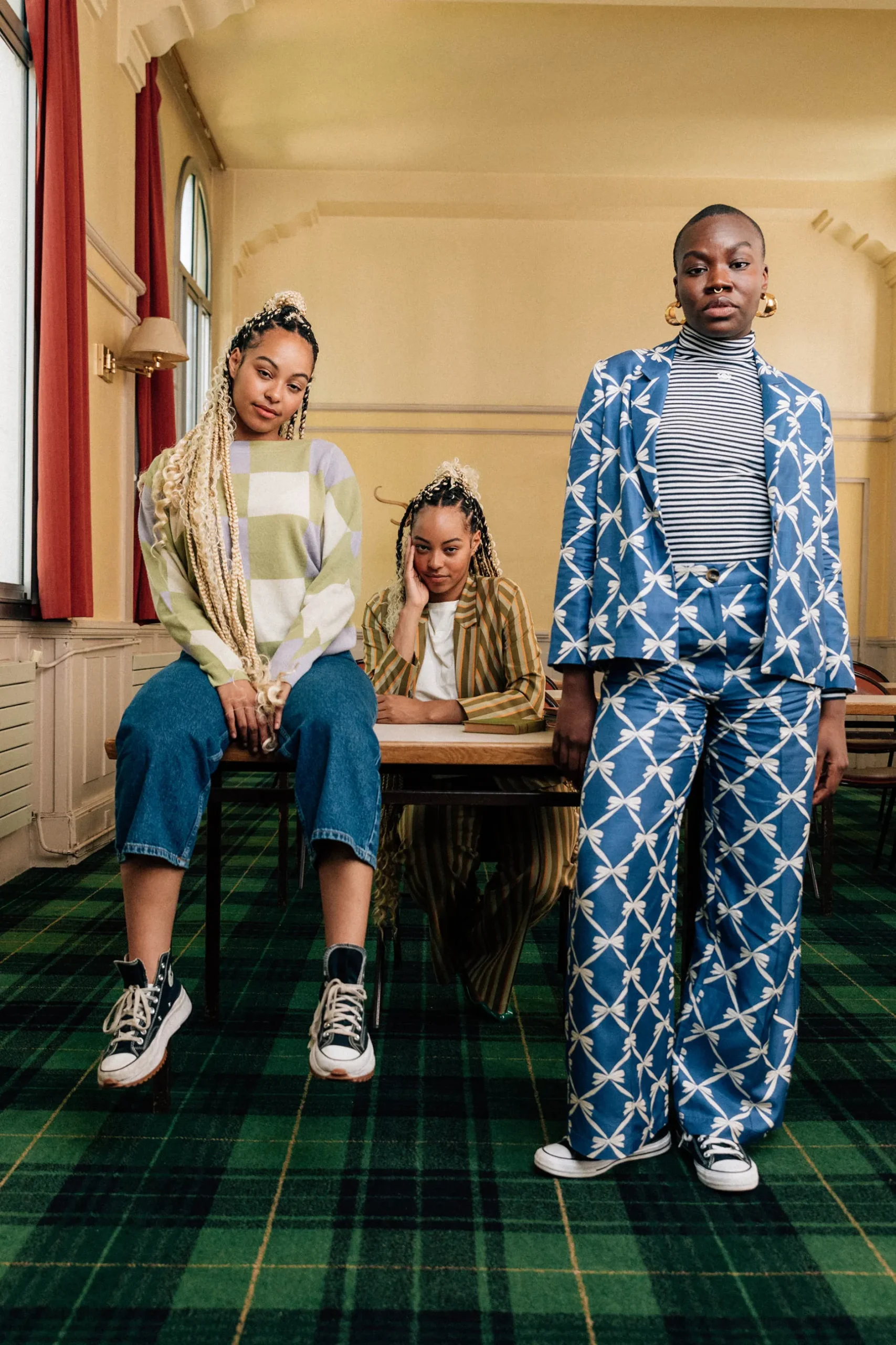 Make My Lemonade PANTALON KARL RUBAN BLEU< Pantalons