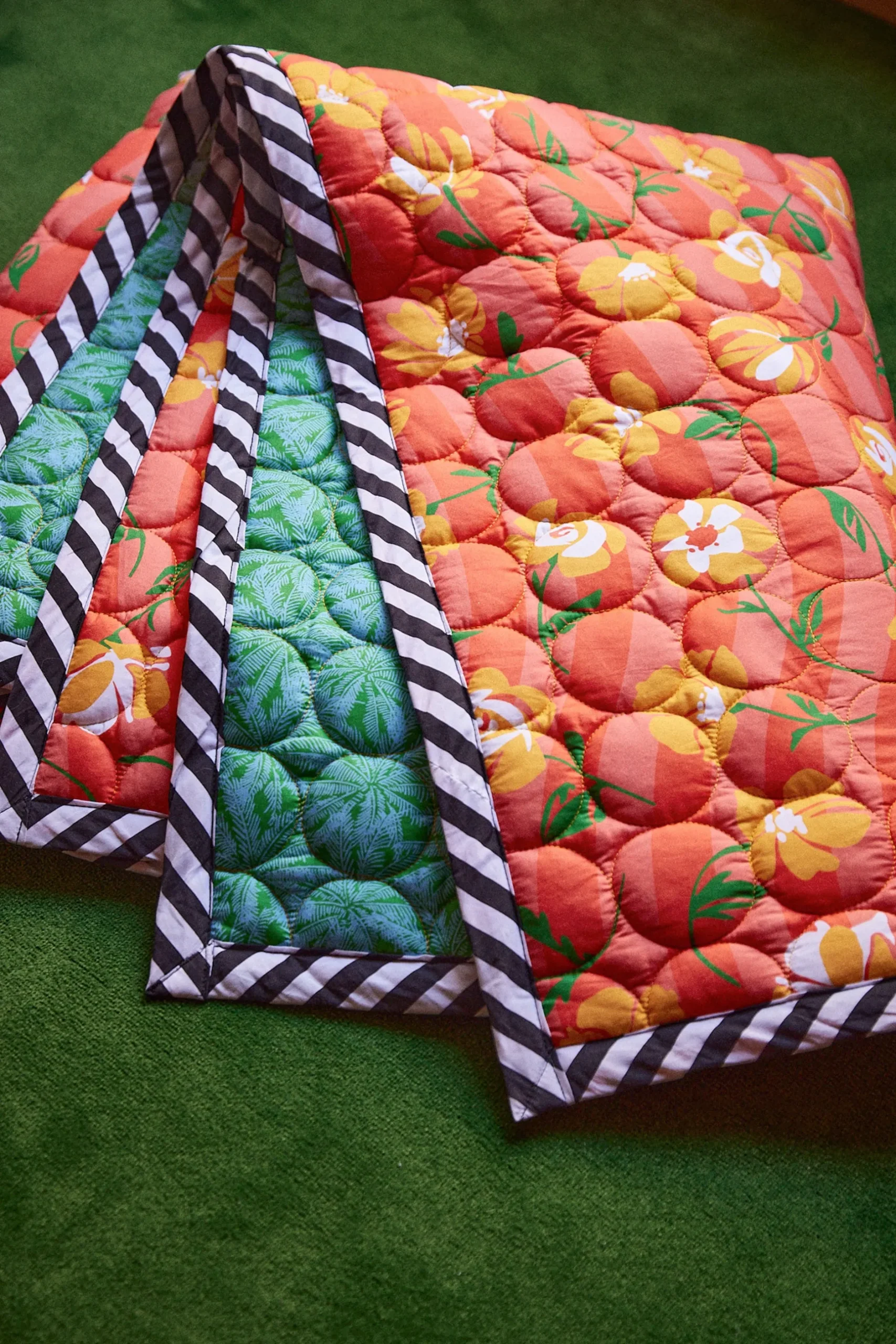 Make My Lemonade PLAID ALLIOCHA PINK & ORANGE< Le Linge