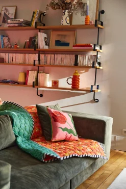 Make My Lemonade PLAID ALLIOCHA PINK & ORANGE< Le Linge