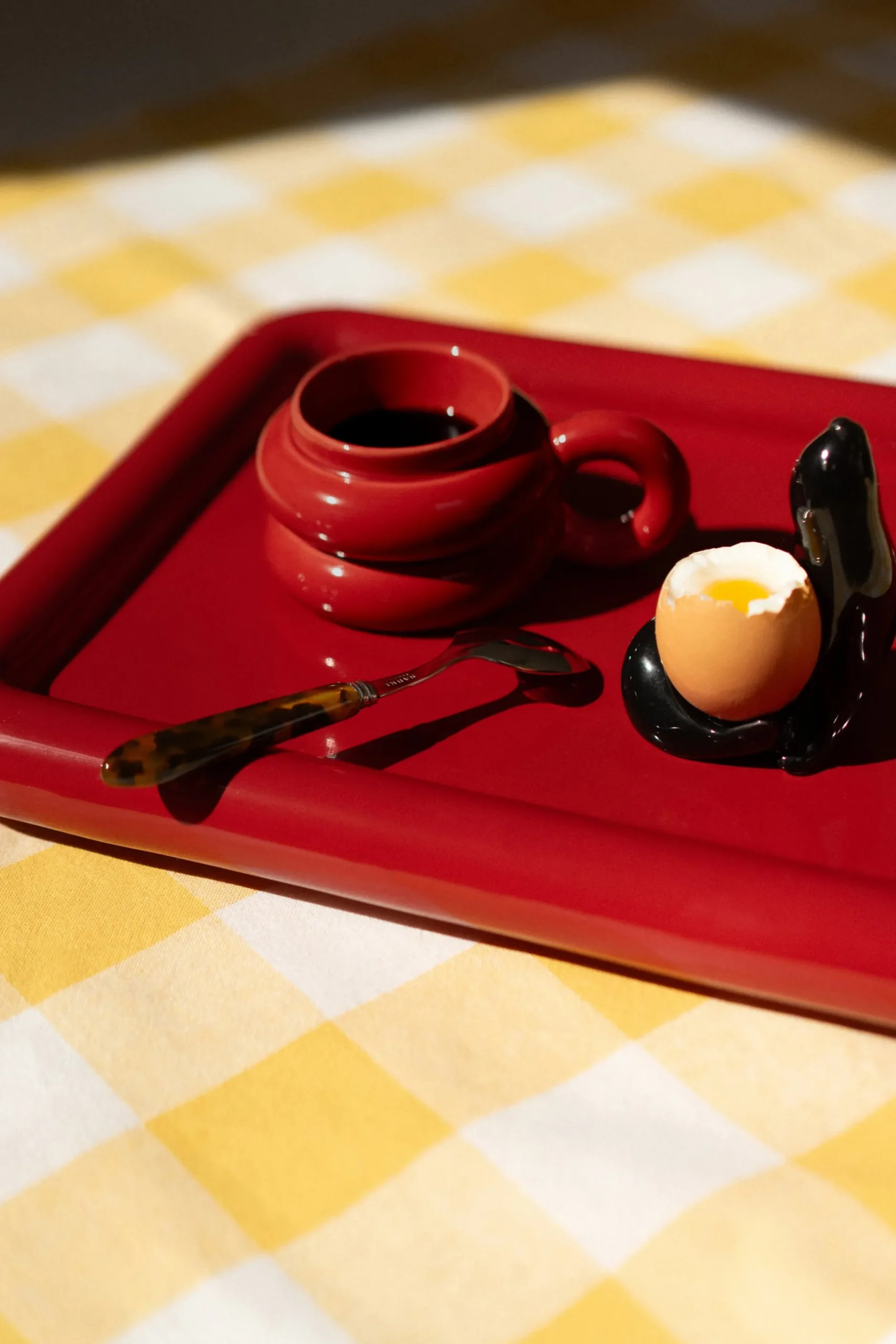 Make My Lemonade PLATEAU CARRE CONNOR ROUGE< Art De La Table