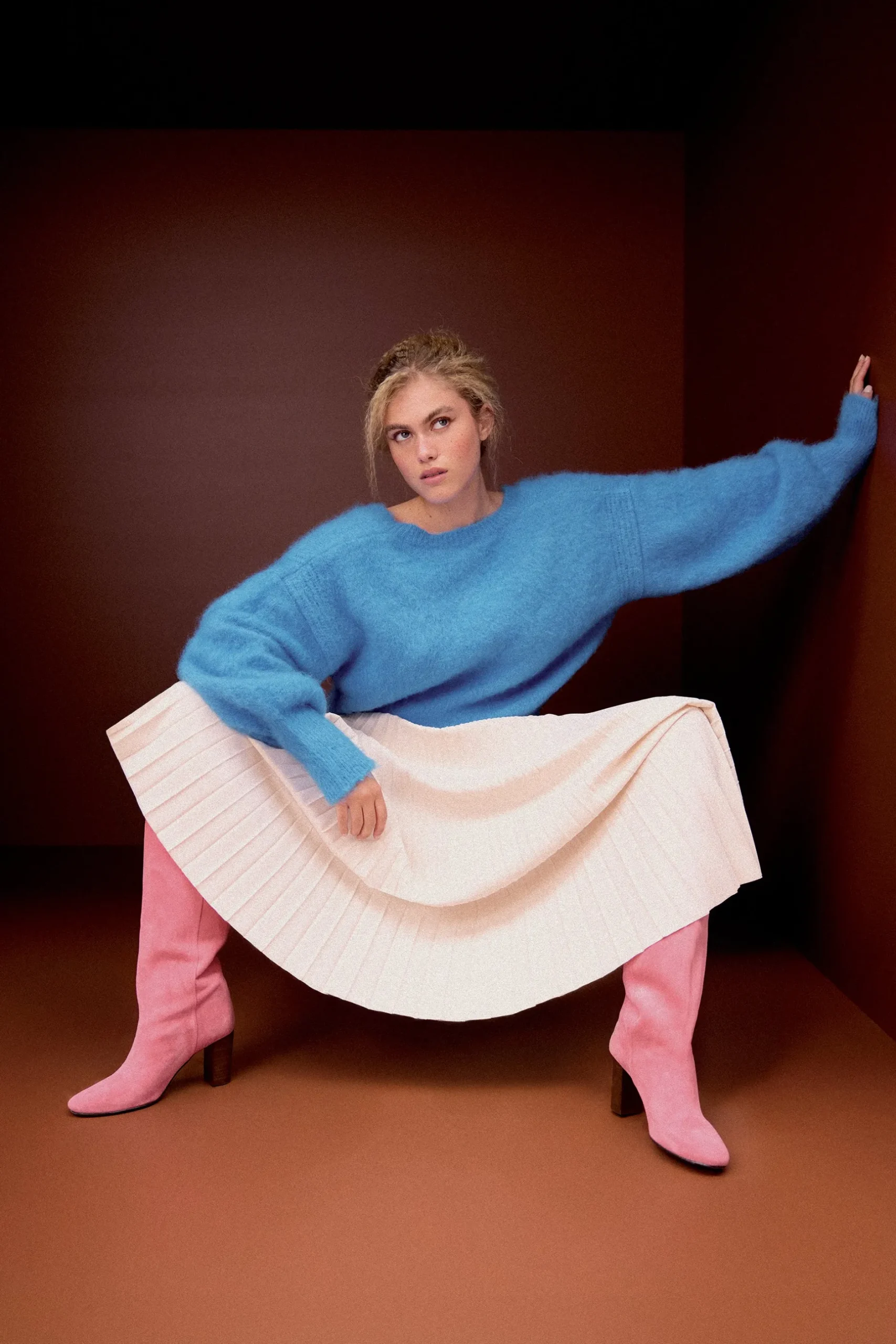 Make My Lemonade PULL MARIUS V BLEU< Sweats & Mailles