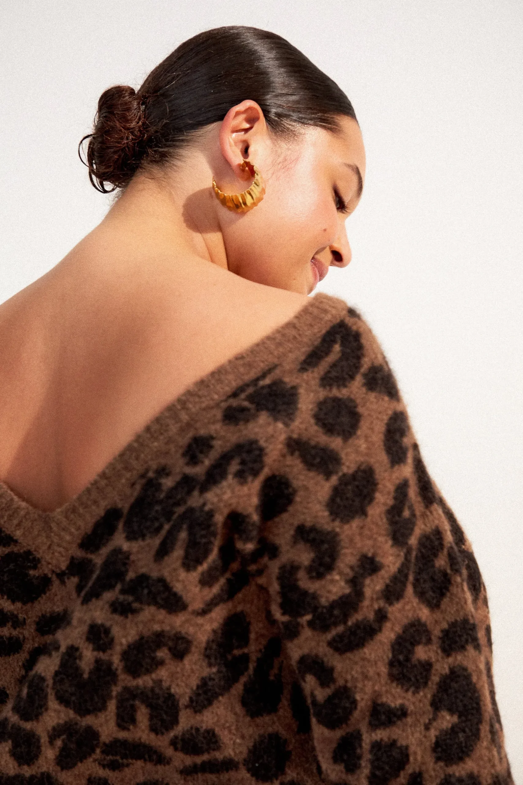 Make My Lemonade PULL MARIUS V LEOPARD< Sweats & Mailles