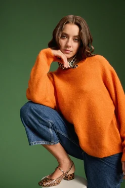 Make My Lemonade PULL RICO ORANGE< Sweats & Mailles