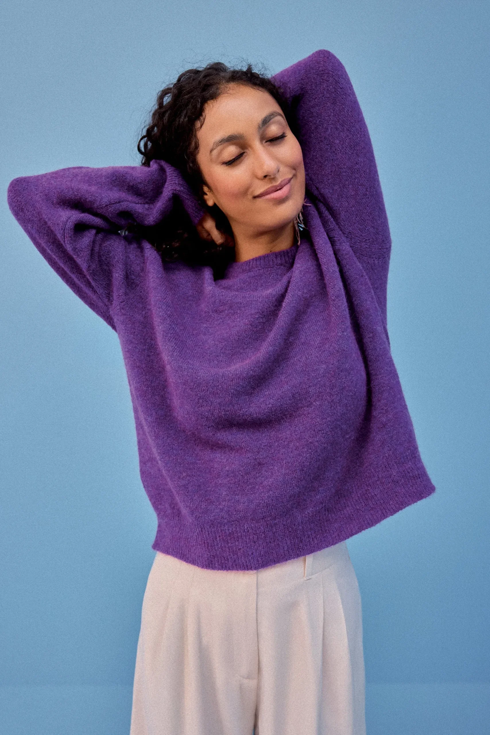 Make My Lemonade PULL RICO VIOLET< Sweats & Mailles