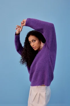 Make My Lemonade PULL RICO VIOLET< Sweats & Mailles