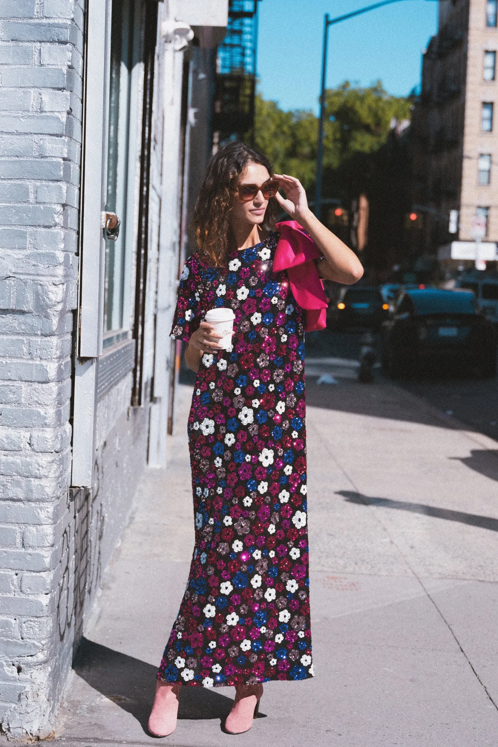 Make My Lemonade ROBE CHLOE SEQUINS DAISY< Robes & Combis