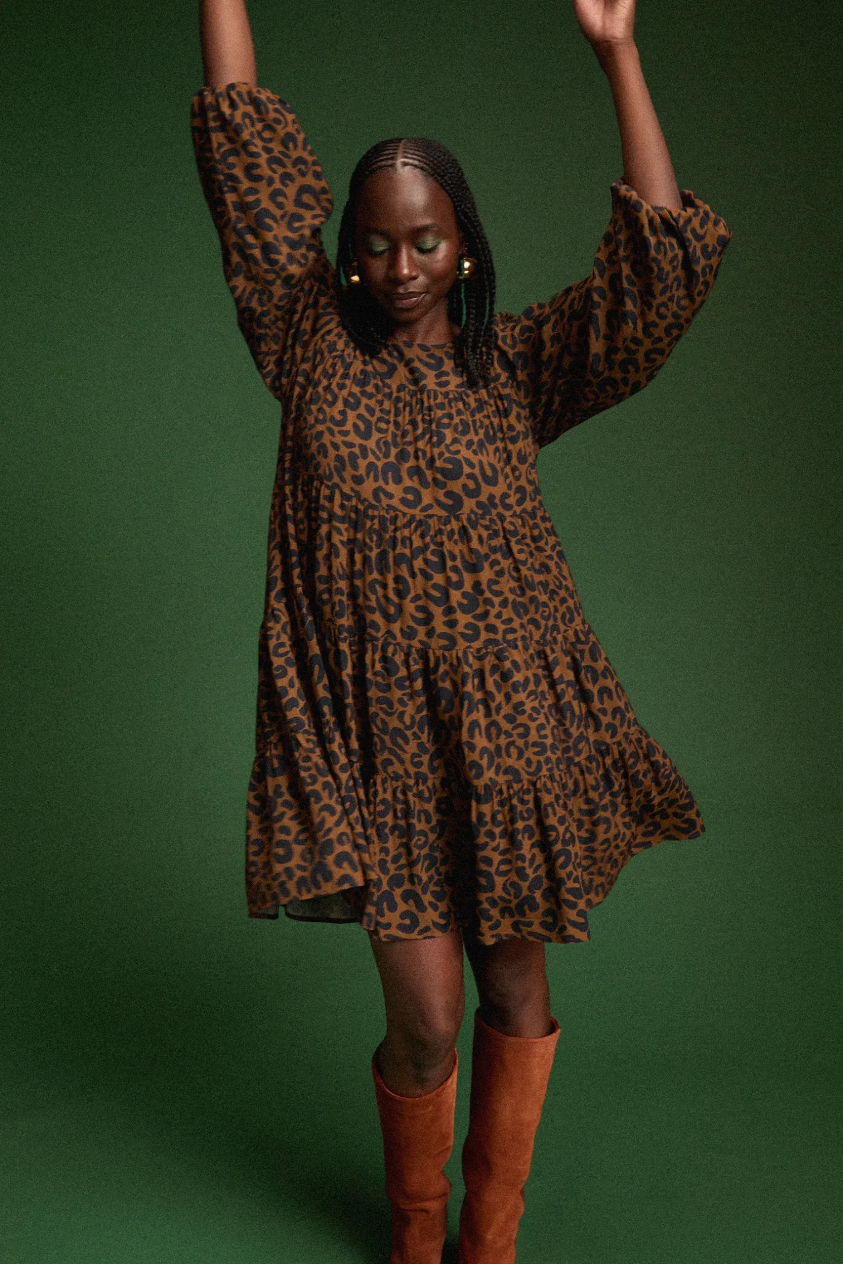 Make My Lemonade ROBE JENNY LEOPARD< Robes & Combis