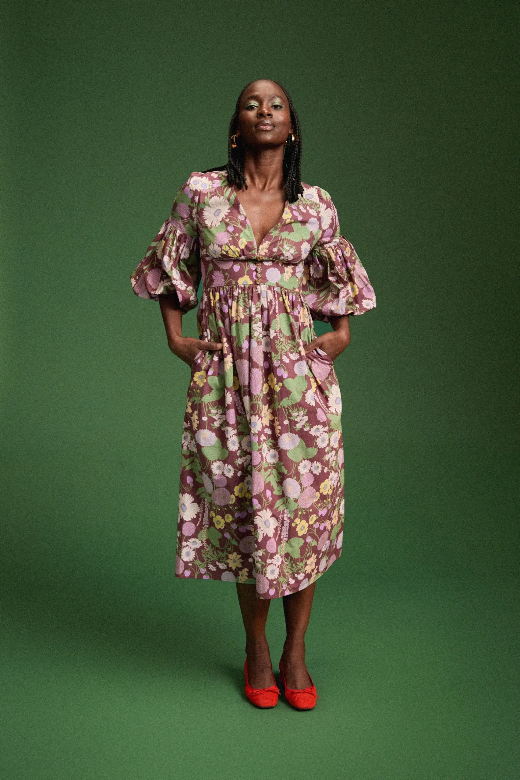 Make My Lemonade ROBE LEANDRA AUTUMN FLOWER MARKET< Robes & Combis