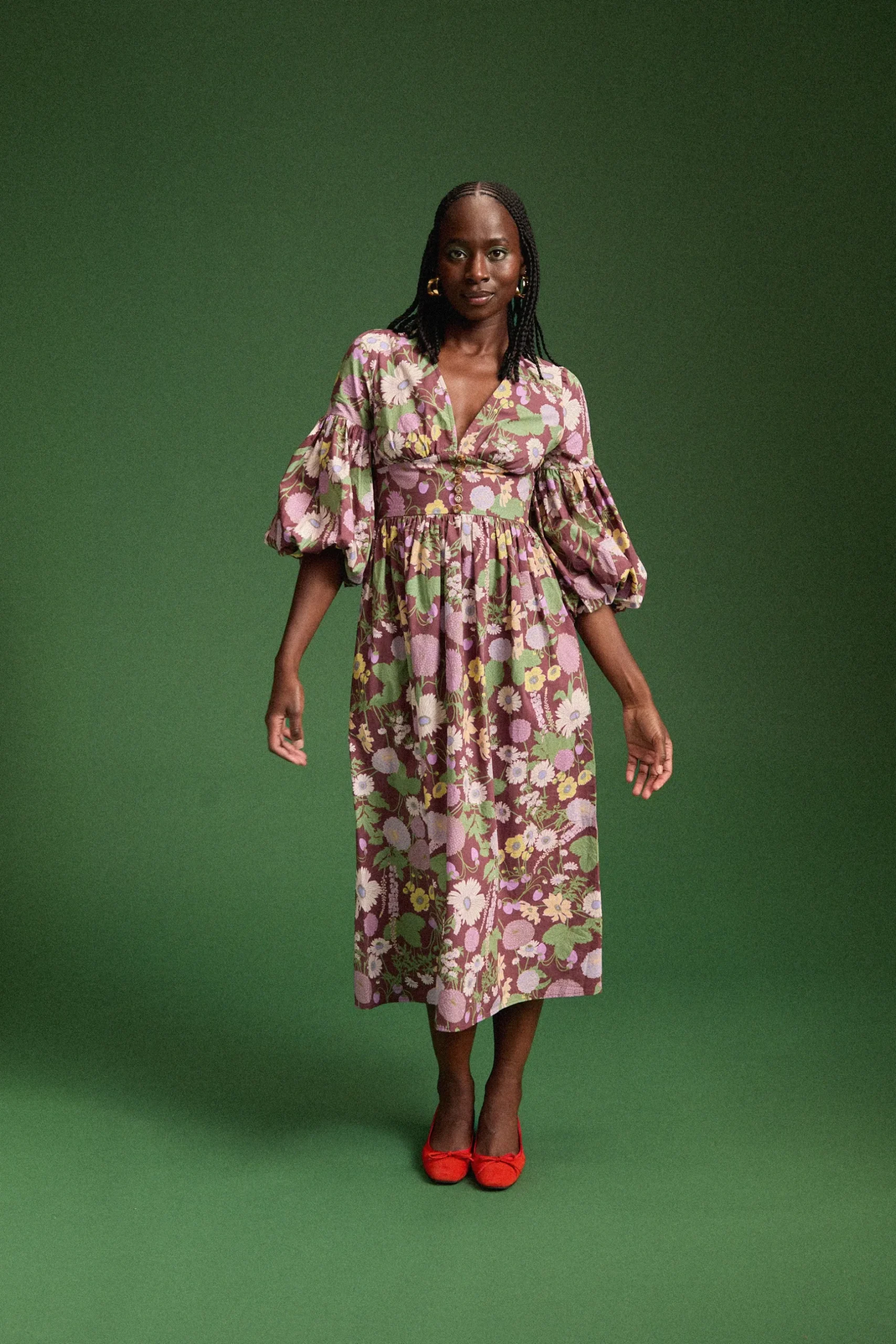 Make My Lemonade ROBE LEANDRA AUTUMN FLOWER MARKET< Robes & Combis
