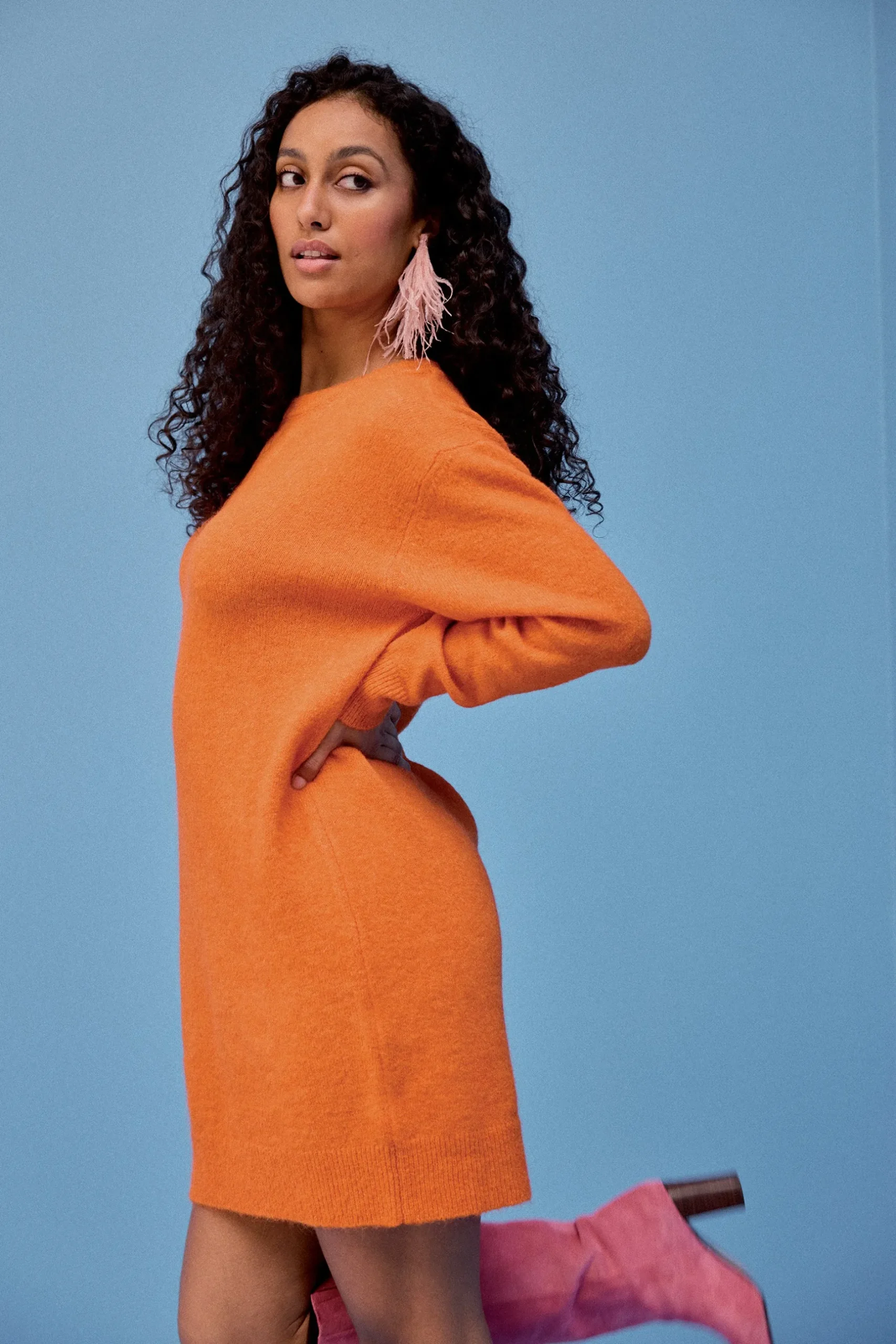 Make My Lemonade ROBE RUBY ORANGE< Robes & Combis|Sweats & Mailles