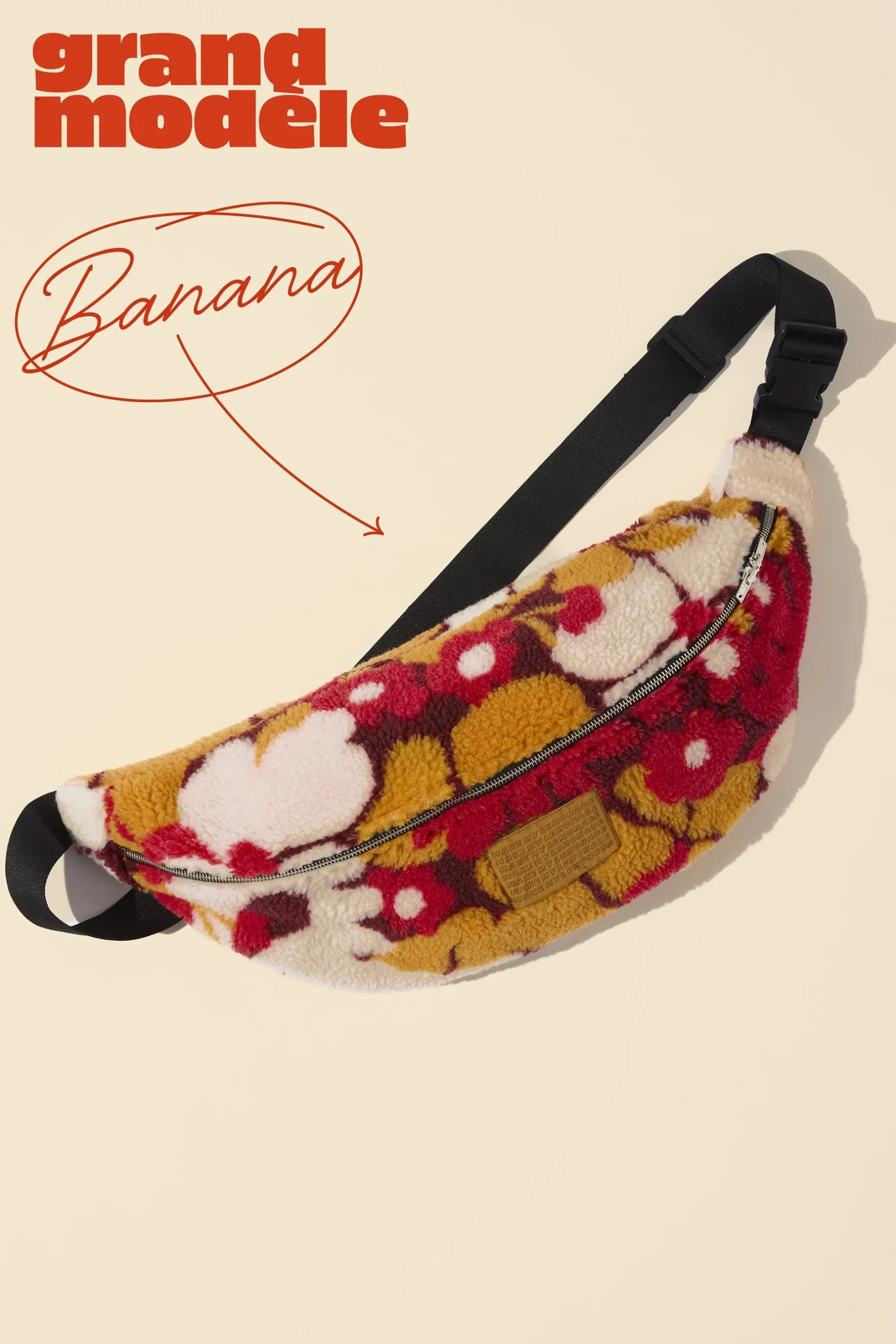 Make My Lemonade SAC BANANA MOUMOUTE FLEURS 70< Sacs & Bananes|Bananes
