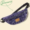 Make My Lemonade SAC BANANA SEQUINS LILAS< Bananes|Sacs & Bananes